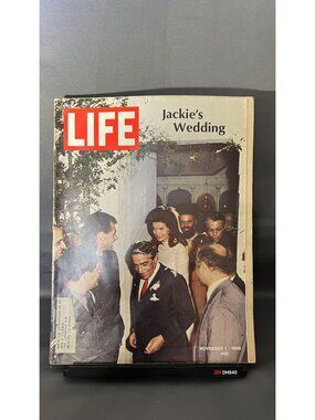 Life Magazine Jackie’s Wedding November 1 1968 Vintage Issue